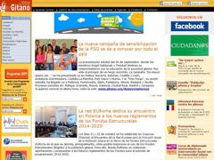 captura de pantalla de Consolidación del portal de los gitanos en España