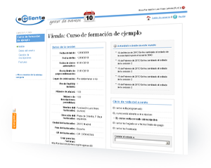 captura de pantalla de Gestor de eventos