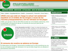 captura de pantalla de Desarrollo del portal de UNAD